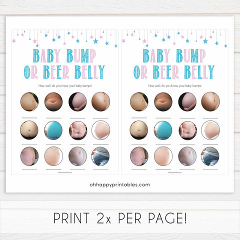 Gender reveal baby games, labor or porn, baby bump or beer belly game, printable baby shower games, fun baby games, top baby games, best baby games, baby shower games