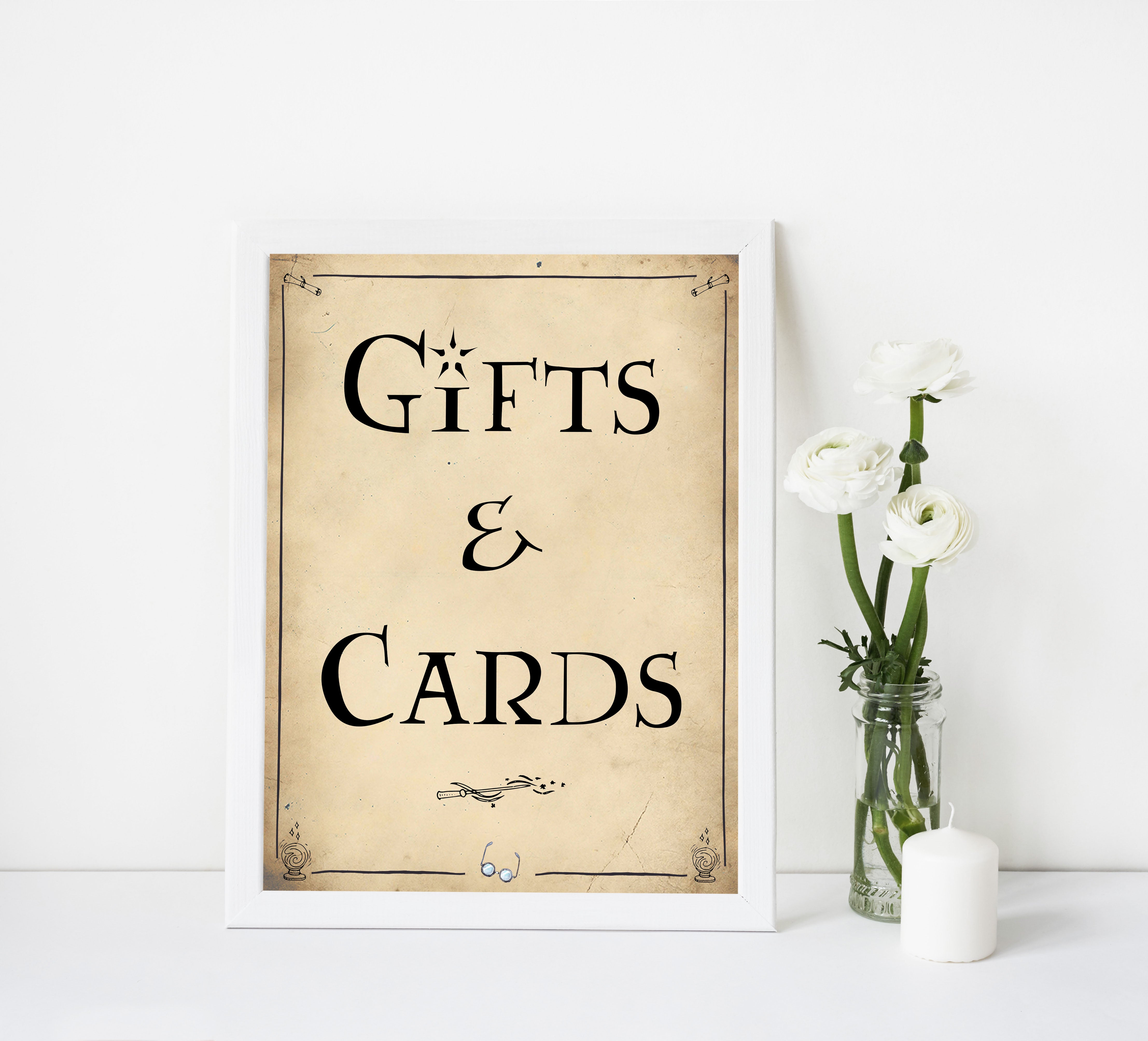 Favors Table Sign - Printable Harry Potter Party Stationery –  OhHappyPrintables
